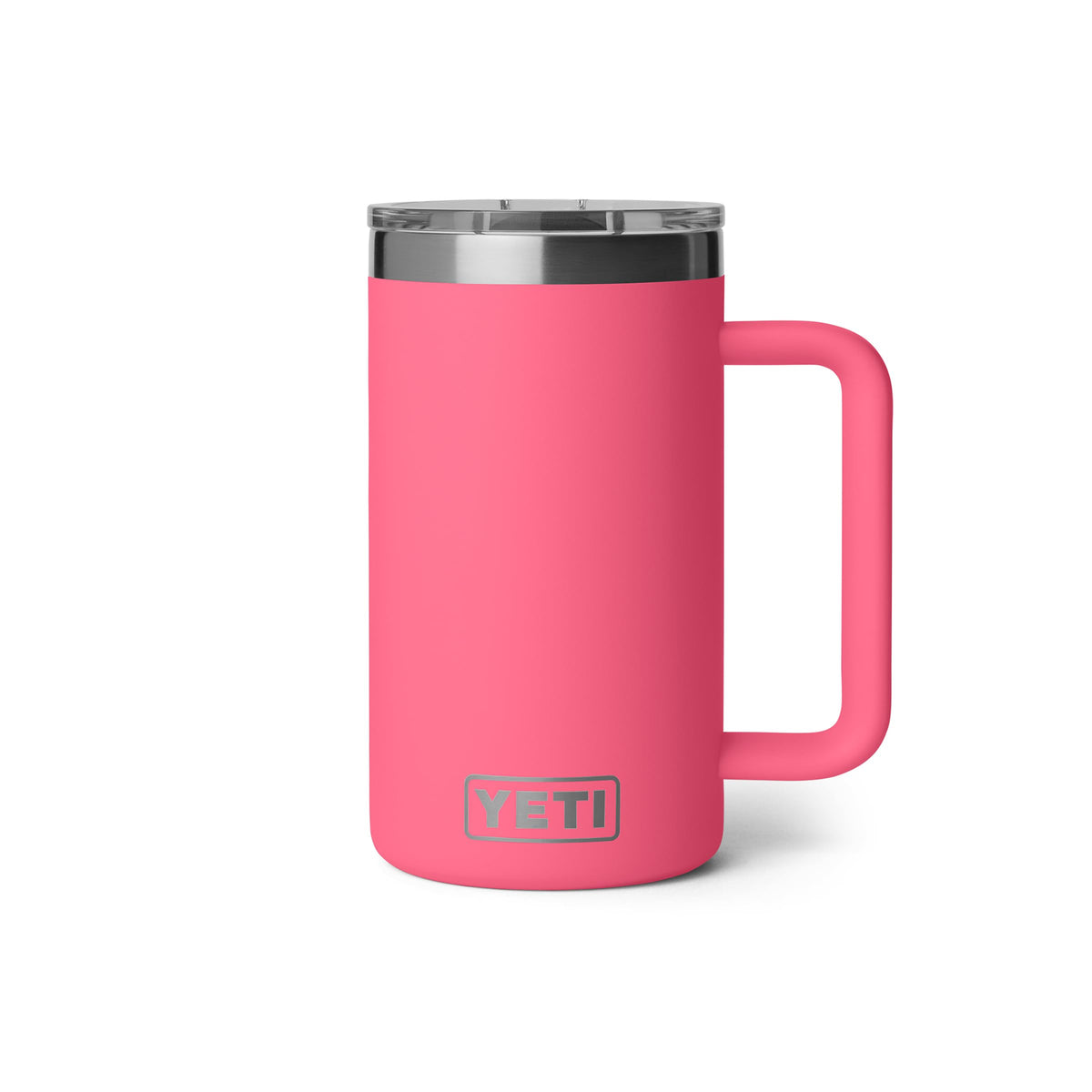 YETI Rambler 24 oz Ceramic Lined Stackable Mug, Tropical Pink