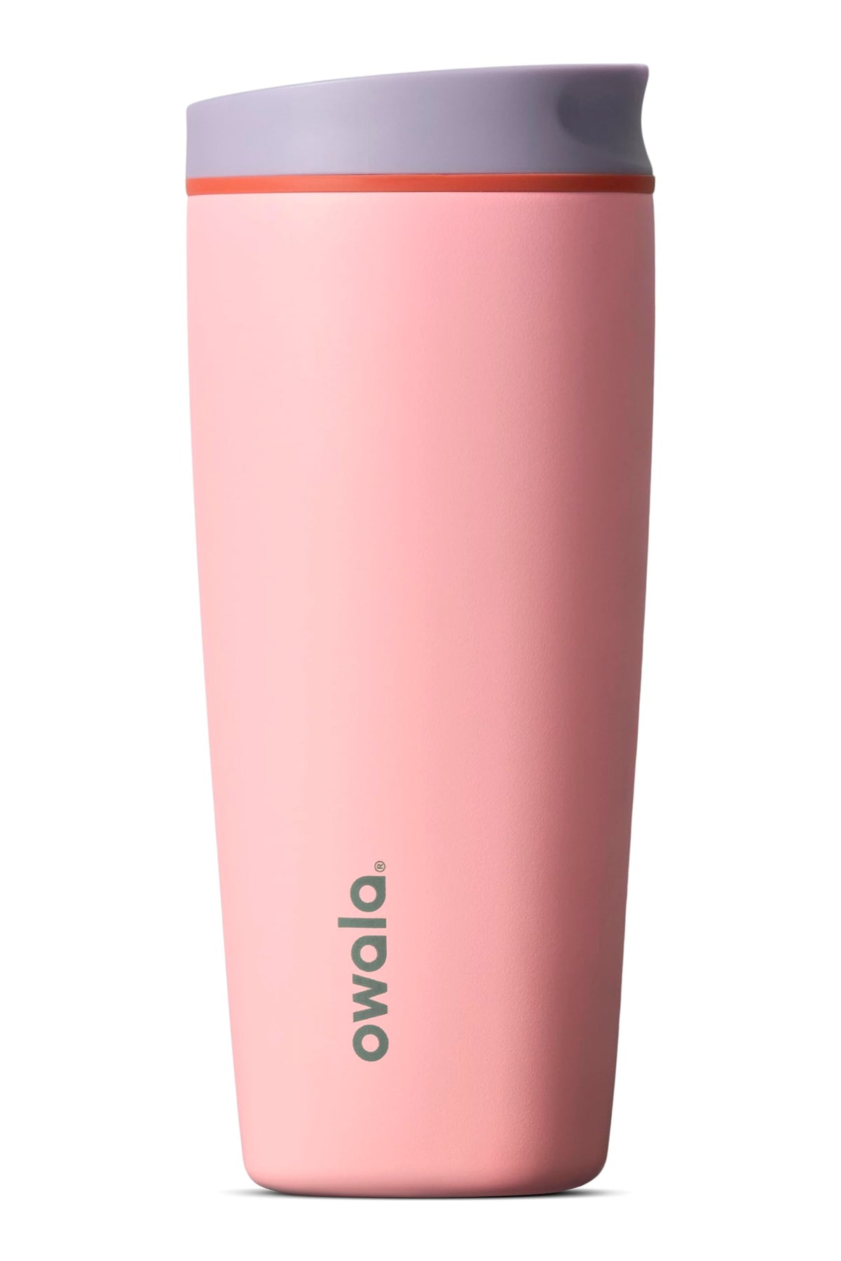 Owala SmoothSip Slider Stainless Steel Insulated Travel Mug with Handle, 100% Leak Proof, For Hot and Cold Drinks, Travel Friendly with Sliding Lock Lid, 12oz, BPA Free, Leak Proof, Pucker Up