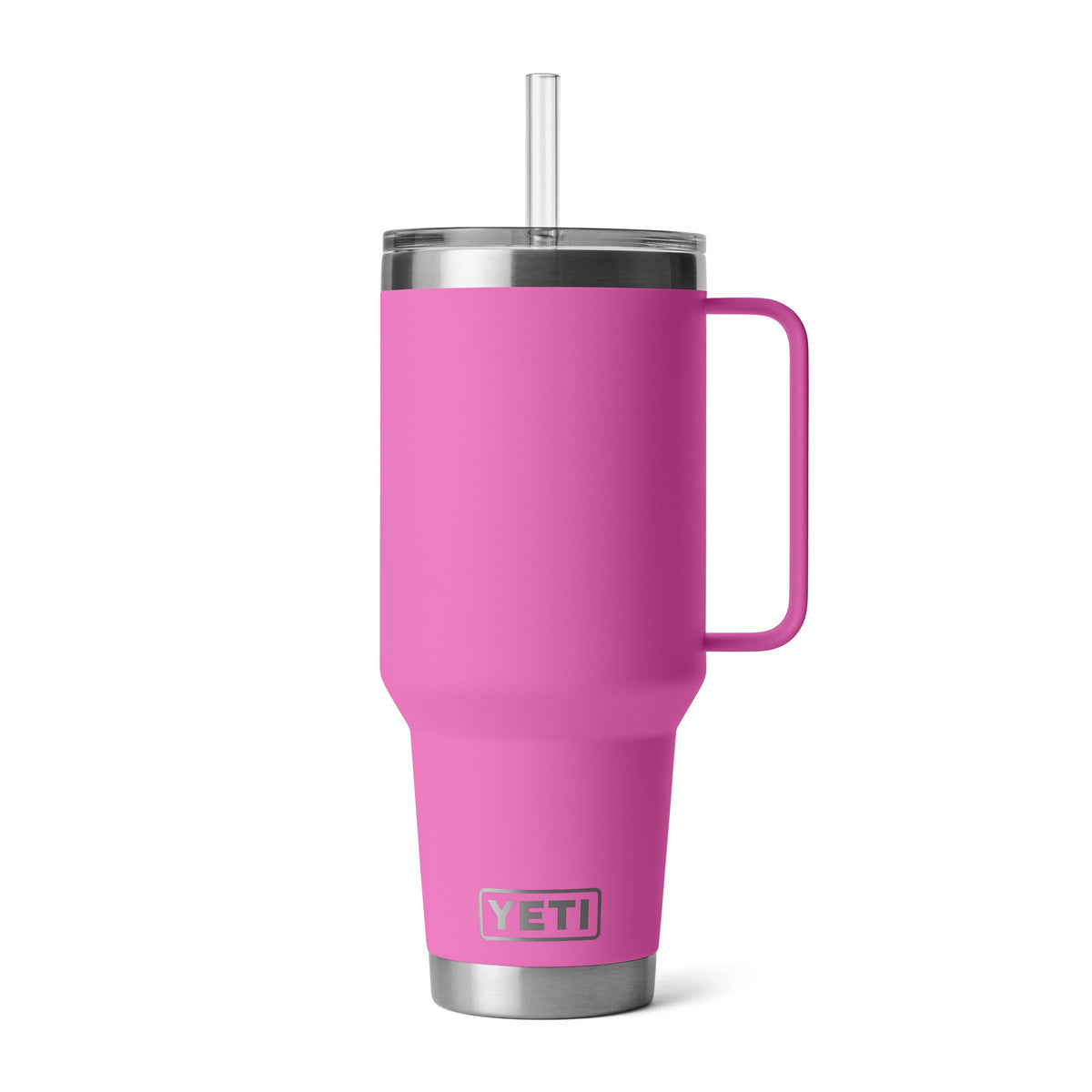 YETI Rambler 42 oz Tumbler with Handle and Straw Lid, Travel Mug Water Tumbler, Vacuum Insulated Cup with Handle, Stainless Steel, Seafoam