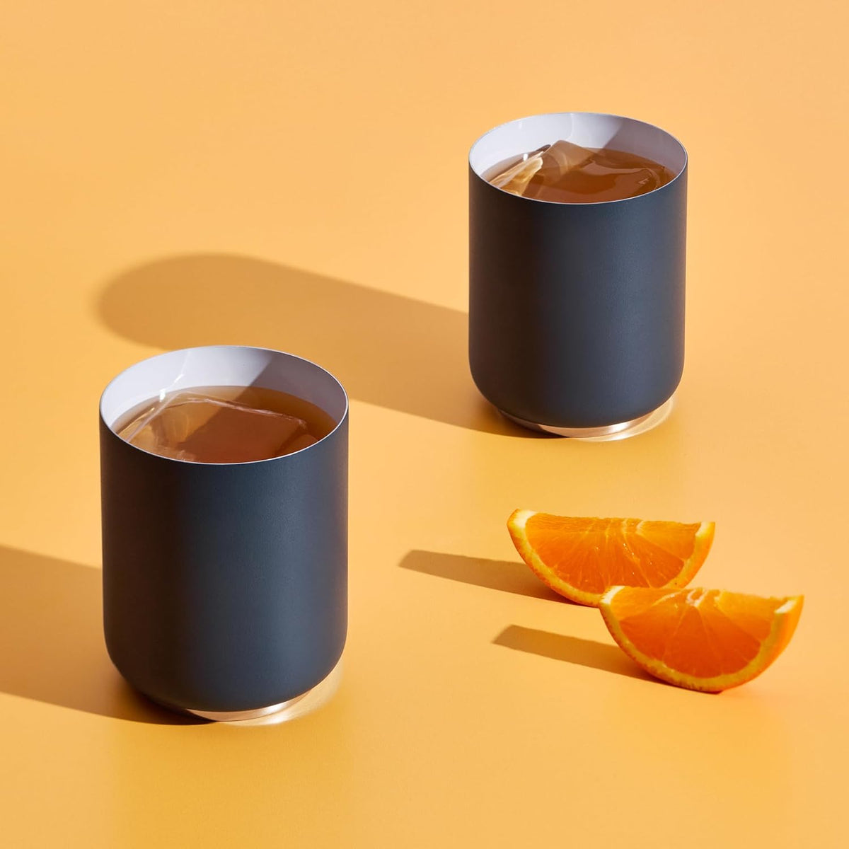 Fellow Rocky 10 oz Ceramic Lined Lowball Tumbler for Whiskey & Cocktails