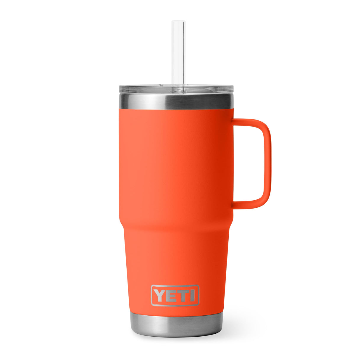YETI Rambler 42 oz Tumbler with Handle and Straw Lid, Travel Mug Water Tumbler, Vacuum Insulated Cup with Handle, Stainless Steel, Seafoam