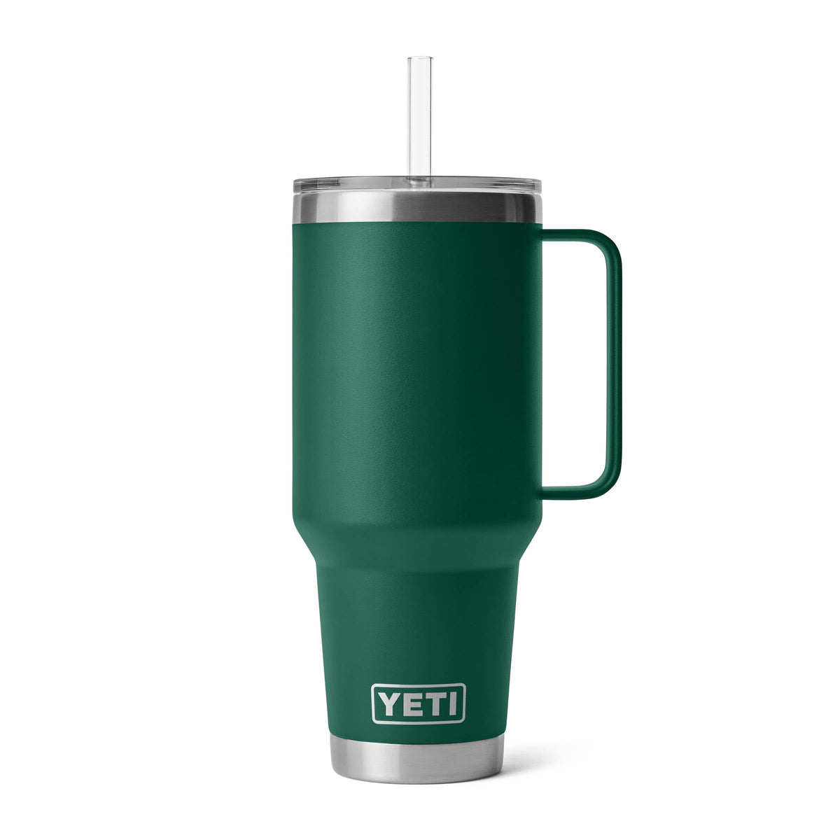 YETI Rambler 42 oz Tumbler with Handle and Straw Lid, Travel Mug Water Tumbler, Vacuum Insulated Cup with Handle, Stainless Steel, Seafoam