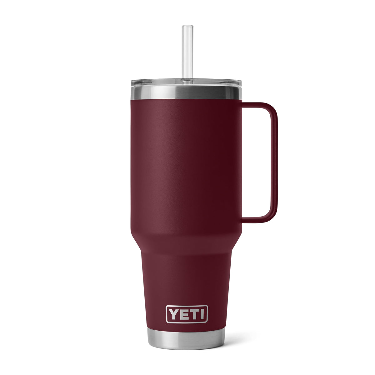 YETI Rambler 42 oz Tumbler with Handle and Straw Lid, Travel Mug Water Tumbler, Vacuum Insulated Cup with Handle, Stainless Steel, Seafoam