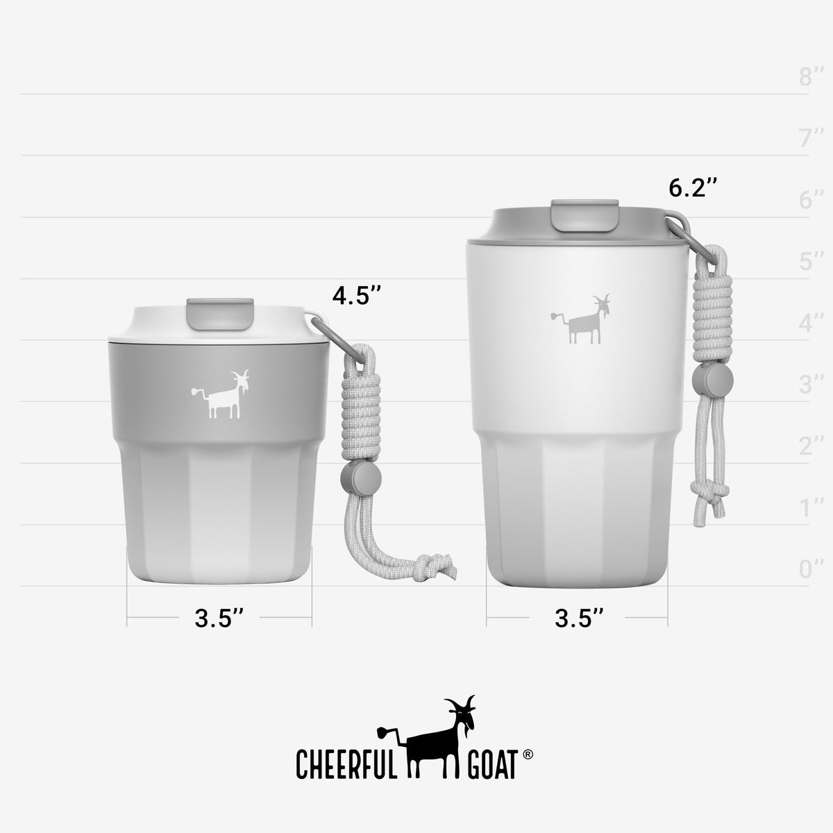CHEERFUL GOAT Ceramic Lined Coffee Mug – Stainless Steel Travel insulated Tumbler with Ceramic Liner, with lid 10oz Leak Proof Cup for Hot and Cold Water Coffee at Home, Office, or In the Car (Green)