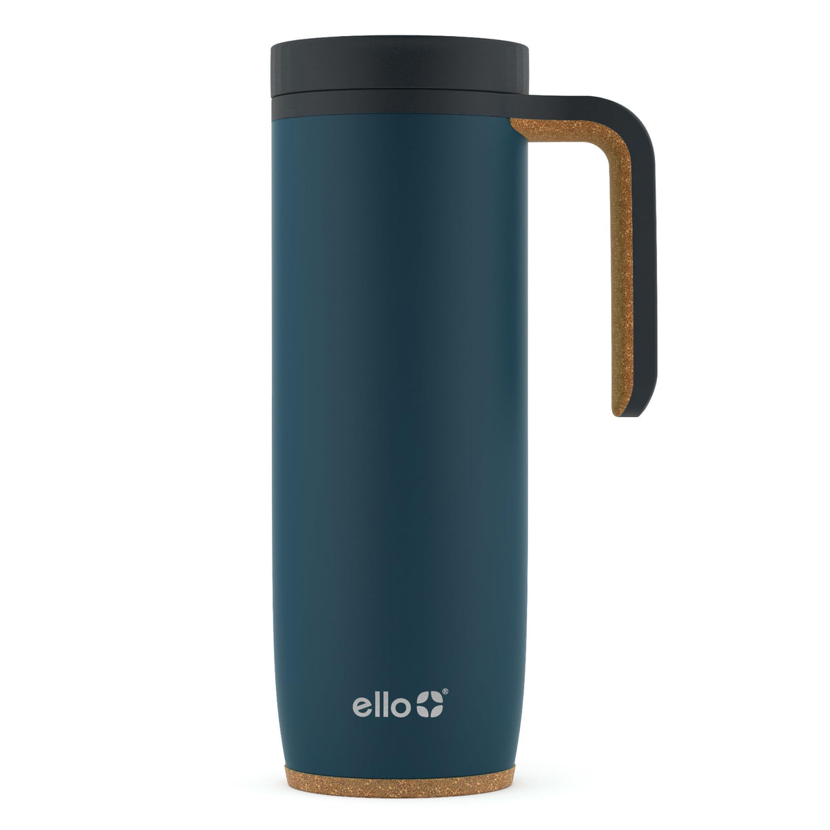Ello Magnet 18oz Insulated Stainless Steel Travel Mug, Tortoiseshell
