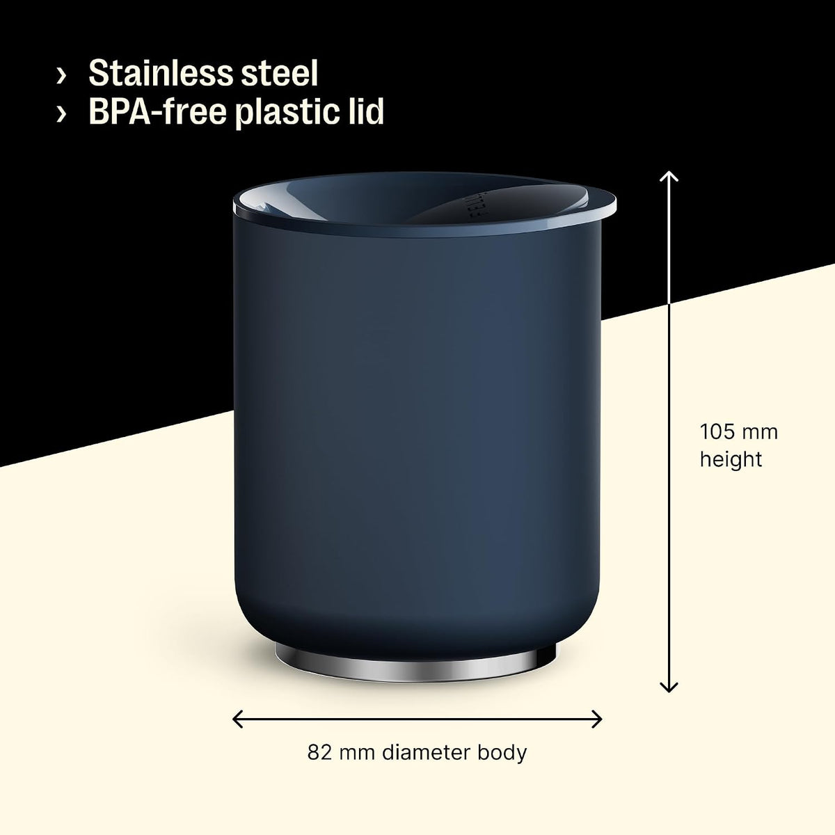 Fellow Rocky 10 oz Ceramic Lined Lowball Tumbler for Whiskey & Cocktails