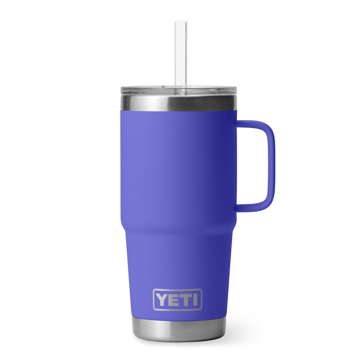 YETI Rambler 42 oz Tumbler with Handle and Straw Lid, Travel Mug Water Tumbler, Vacuum Insulated Cup with Handle, Stainless Steel, Seafoam
