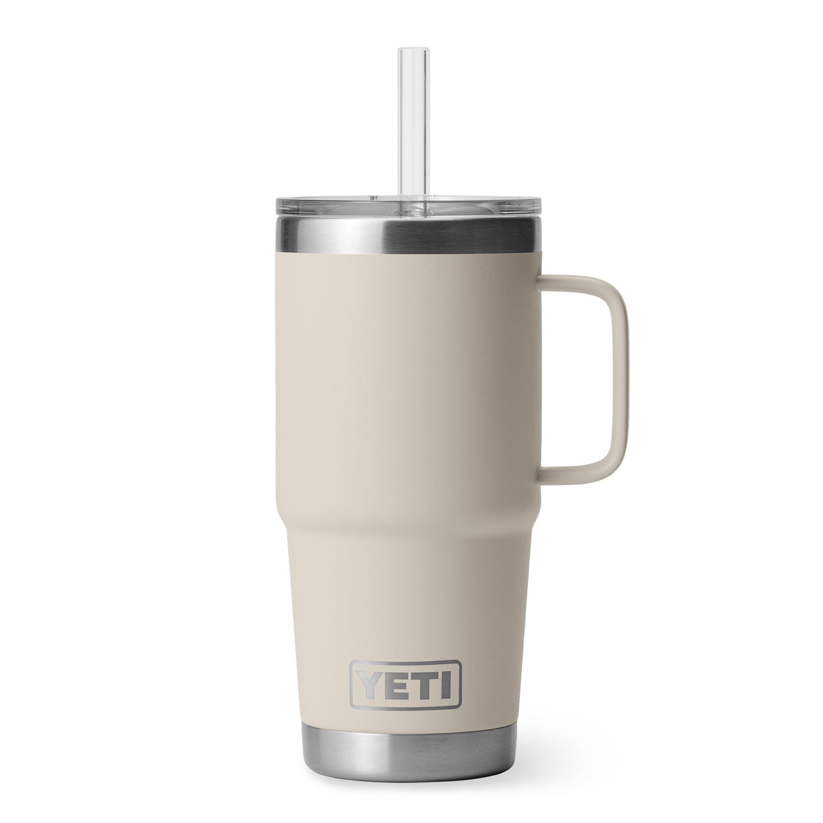 YETI Rambler 42 oz Tumbler with Handle and Straw Lid, Travel Mug Water Tumbler, Vacuum Insulated Cup with Handle, Stainless Steel, Seafoam