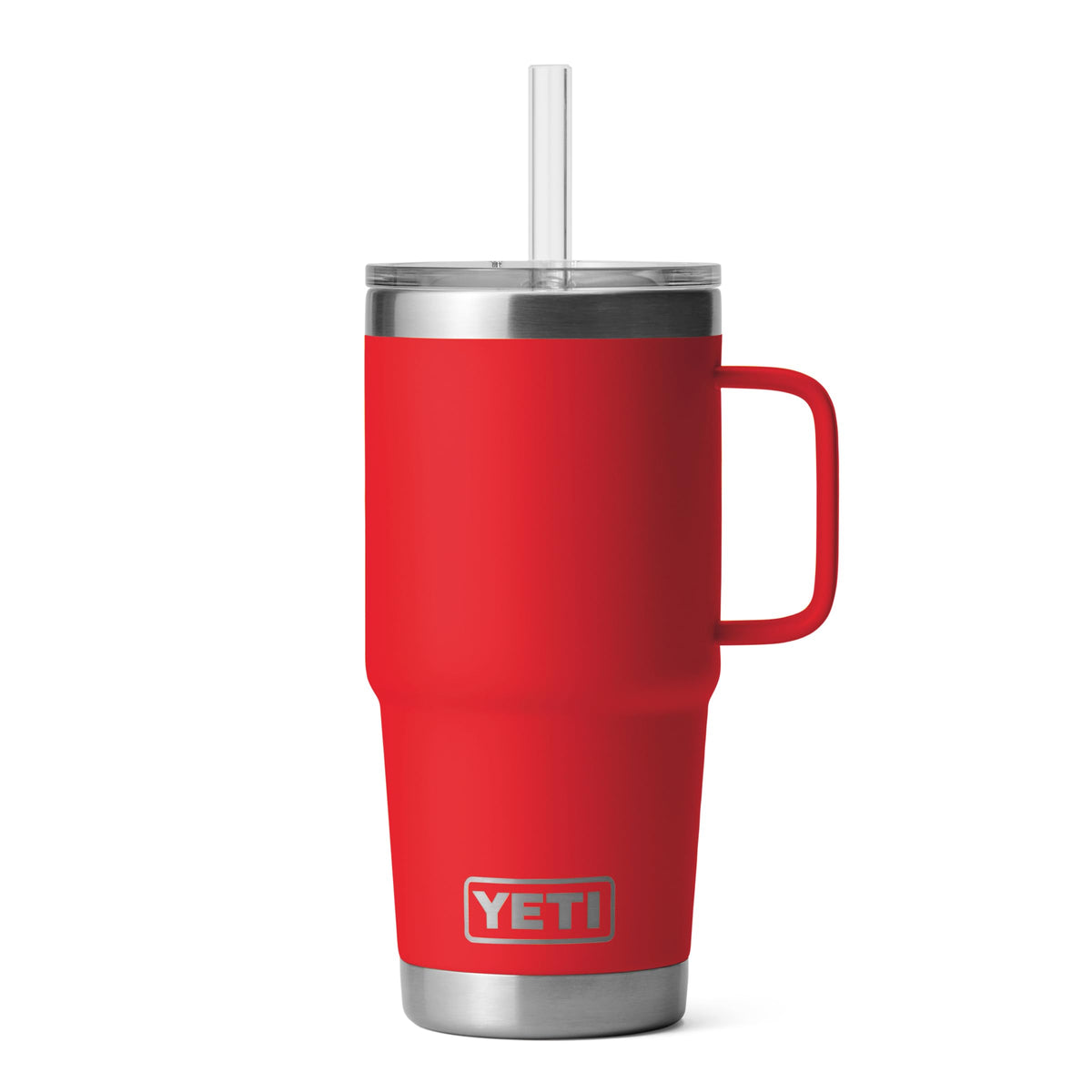 YETI Rambler 42 oz Tumbler with Handle and Straw Lid, Travel Mug Water Tumbler, Vacuum Insulated Cup with Handle, Stainless Steel, Seafoam