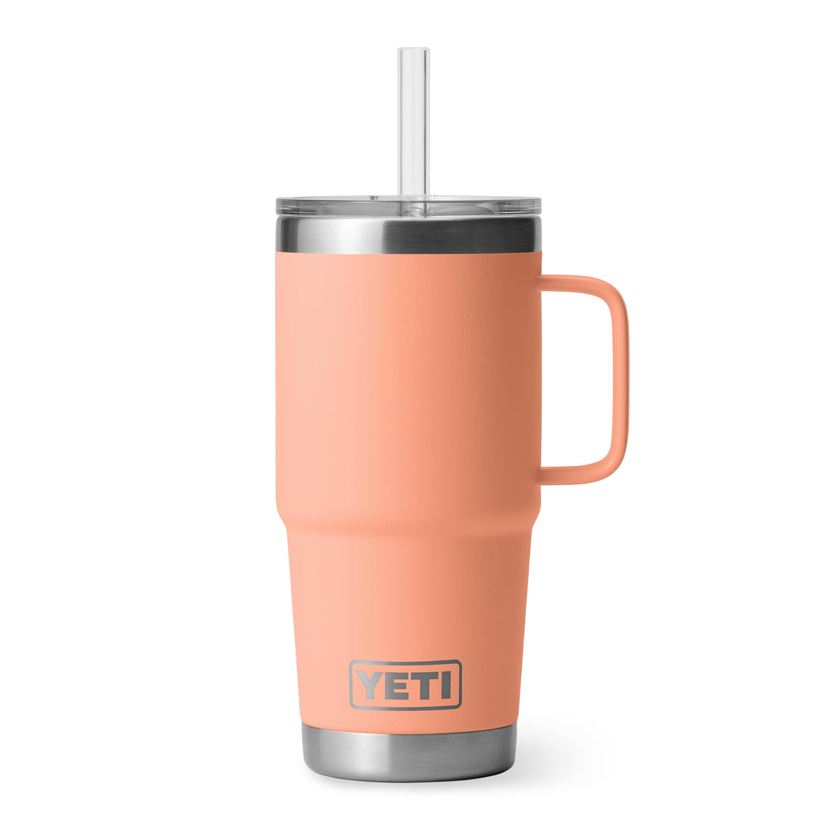 YETI Rambler 42 oz Tumbler with Handle and Straw Lid, Travel Mug Water Tumbler, Vacuum Insulated Cup with Handle, Stainless Steel, Seafoam