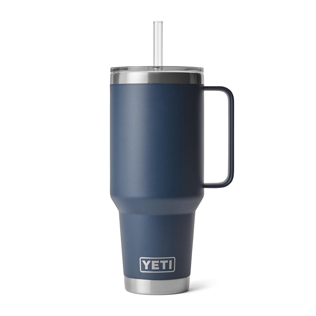 YETI Rambler 42 oz Tumbler with Handle and Straw Lid, Travel Mug Water Tumbler, Vacuum Insulated Cup with Handle, Stainless Steel, Seafoam