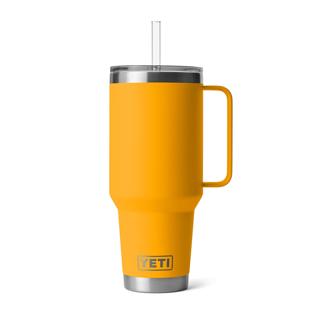 YETI Rambler 42 oz Tumbler with Handle and Straw Lid, Travel Mug Water Tumbler, Vacuum Insulated Cup with Handle, Stainless Steel, Seafoam