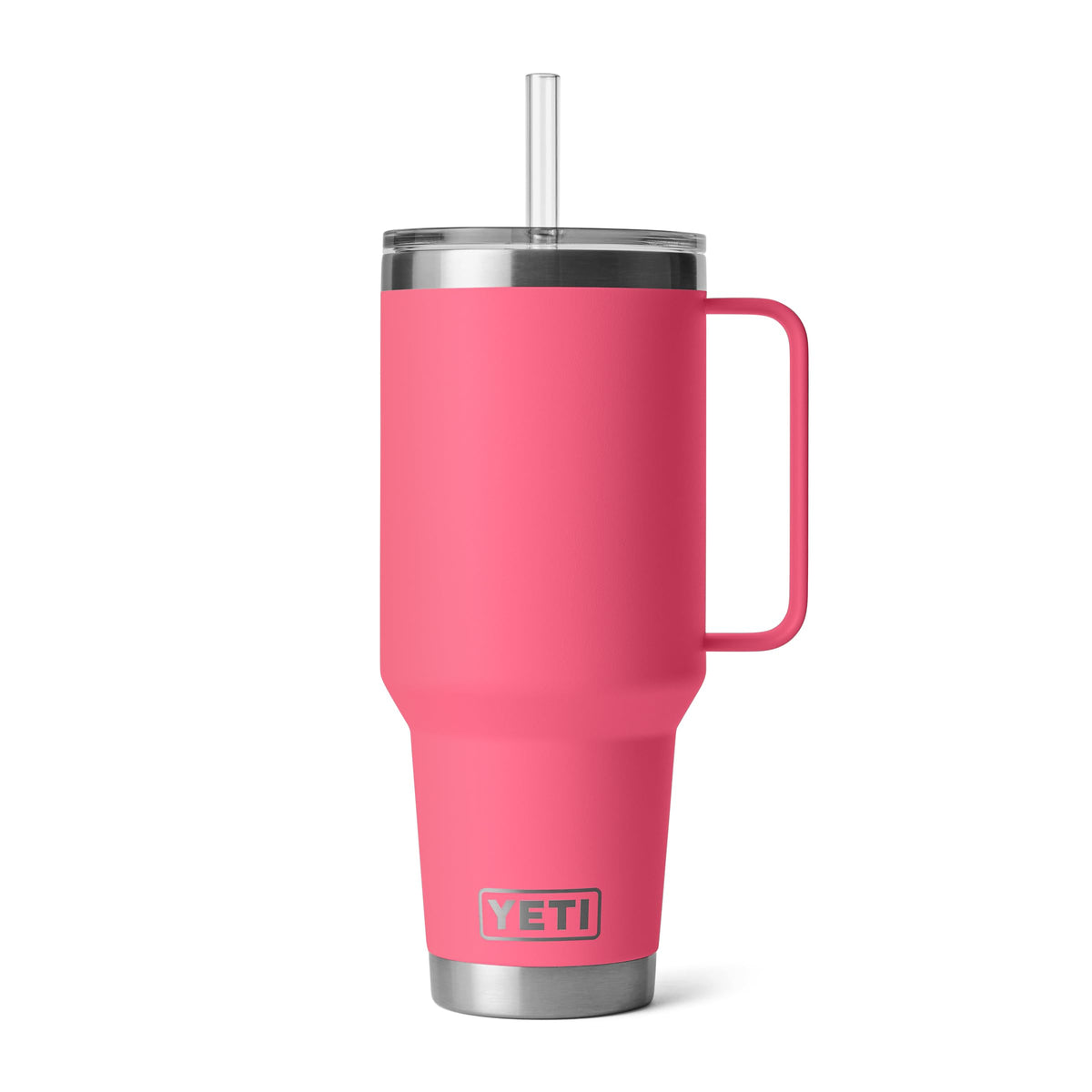 YETI Rambler 42 oz Tumbler with Handle and Straw Lid, Travel Mug Water Tumbler, Vacuum Insulated Cup with Handle, Stainless Steel, Seafoam