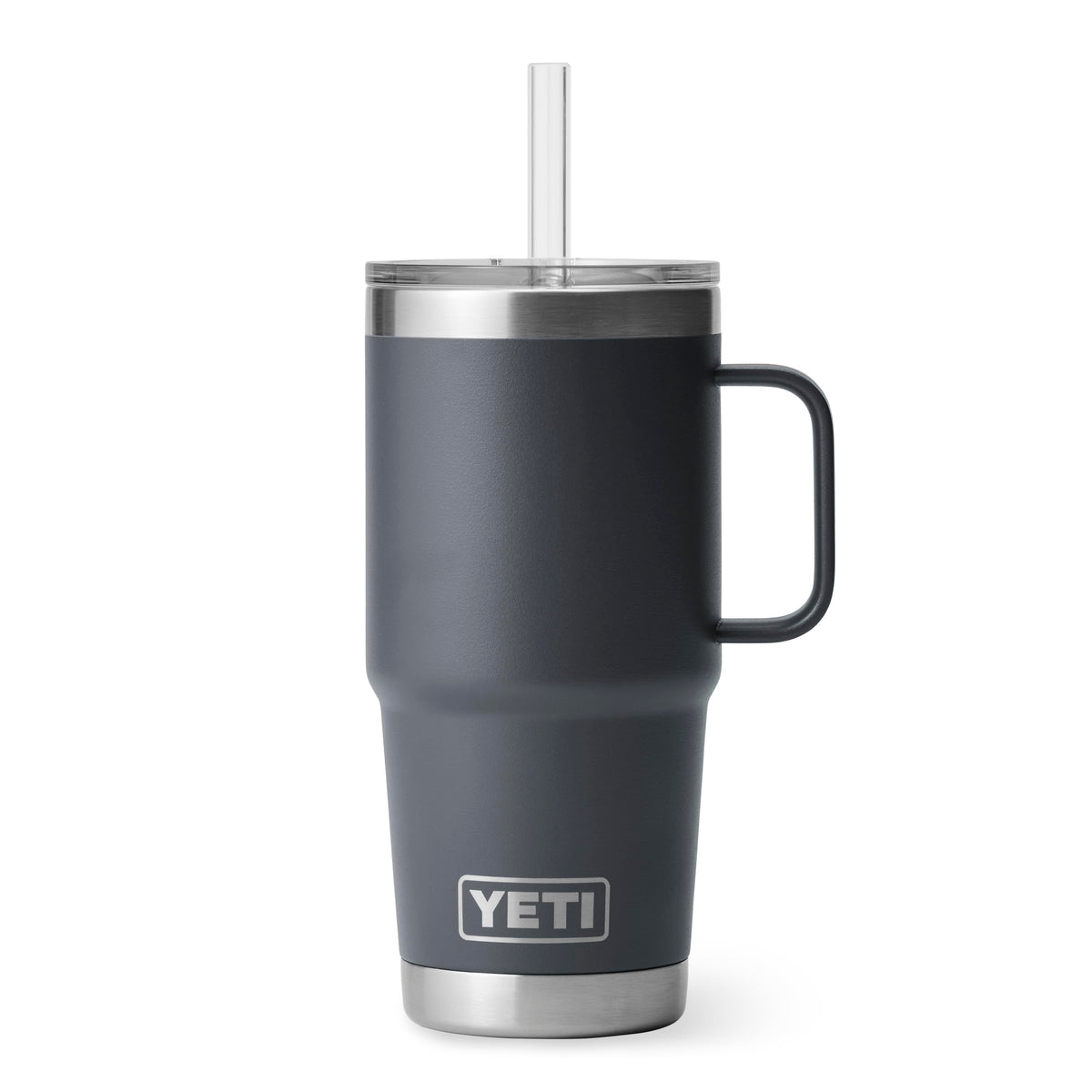 YETI Rambler 42 oz Tumbler with Handle and Straw Lid, Travel Mug Water Tumbler, Vacuum Insulated Cup with Handle, Stainless Steel, Seafoam