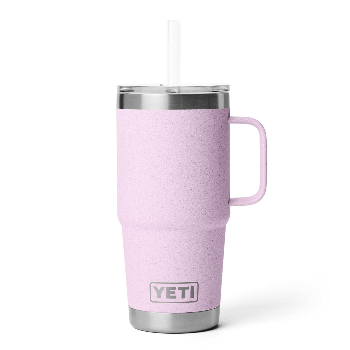 YETI Rambler 42 oz Tumbler with Handle and Straw Lid, Travel Mug Water Tumbler, Vacuum Insulated Cup with Handle, Stainless Steel, Seafoam