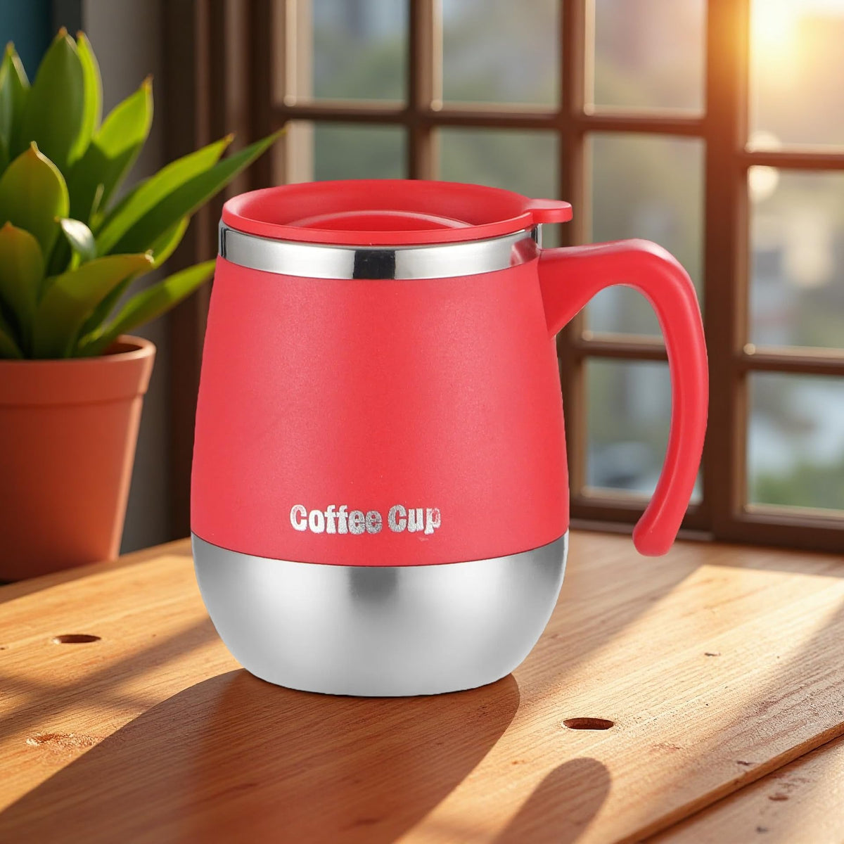1Pcs SmoothSip Slider Insulated Stainless Steel Coffee Tumbler, Ideal for Home, Outdoor, Camping, Birthday, Holiday,500ml Blue