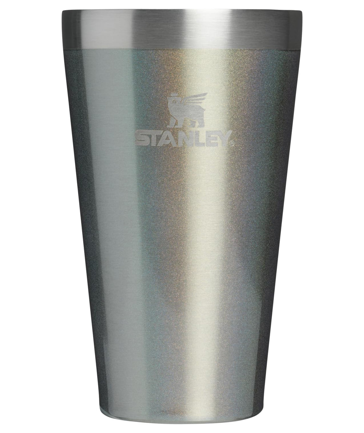 STANLEY Adventure Stacking Beer Pint Glass 16oz | Stackable Drinking Cup for Cold Beverages | Dishwasher Safe | Insulated Stainless Steel Tumbler | BPA-Free | Soft Orchid