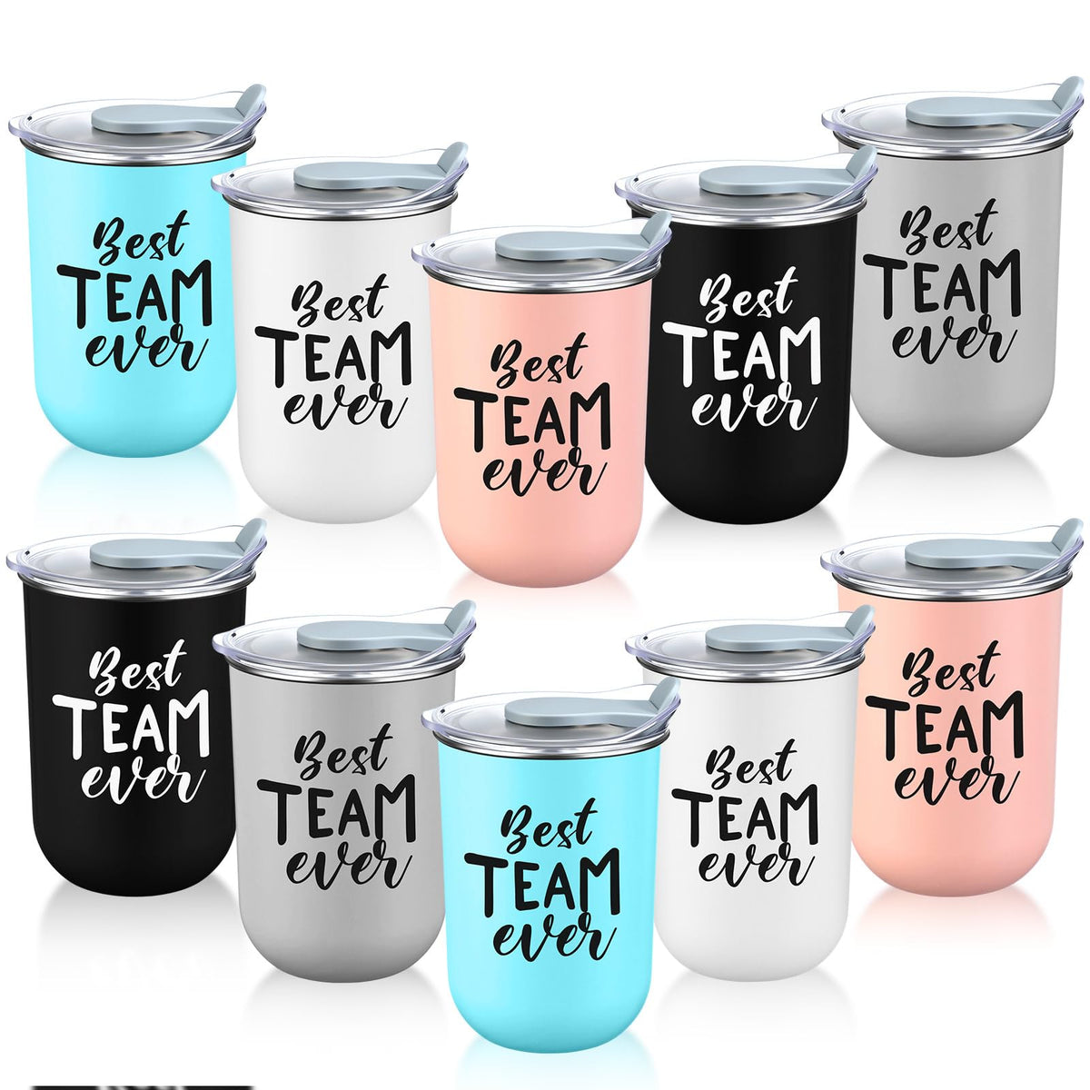 Reallnaive 10 Pcs Back to School Teacher Gifts Bulk, Team, Neutral