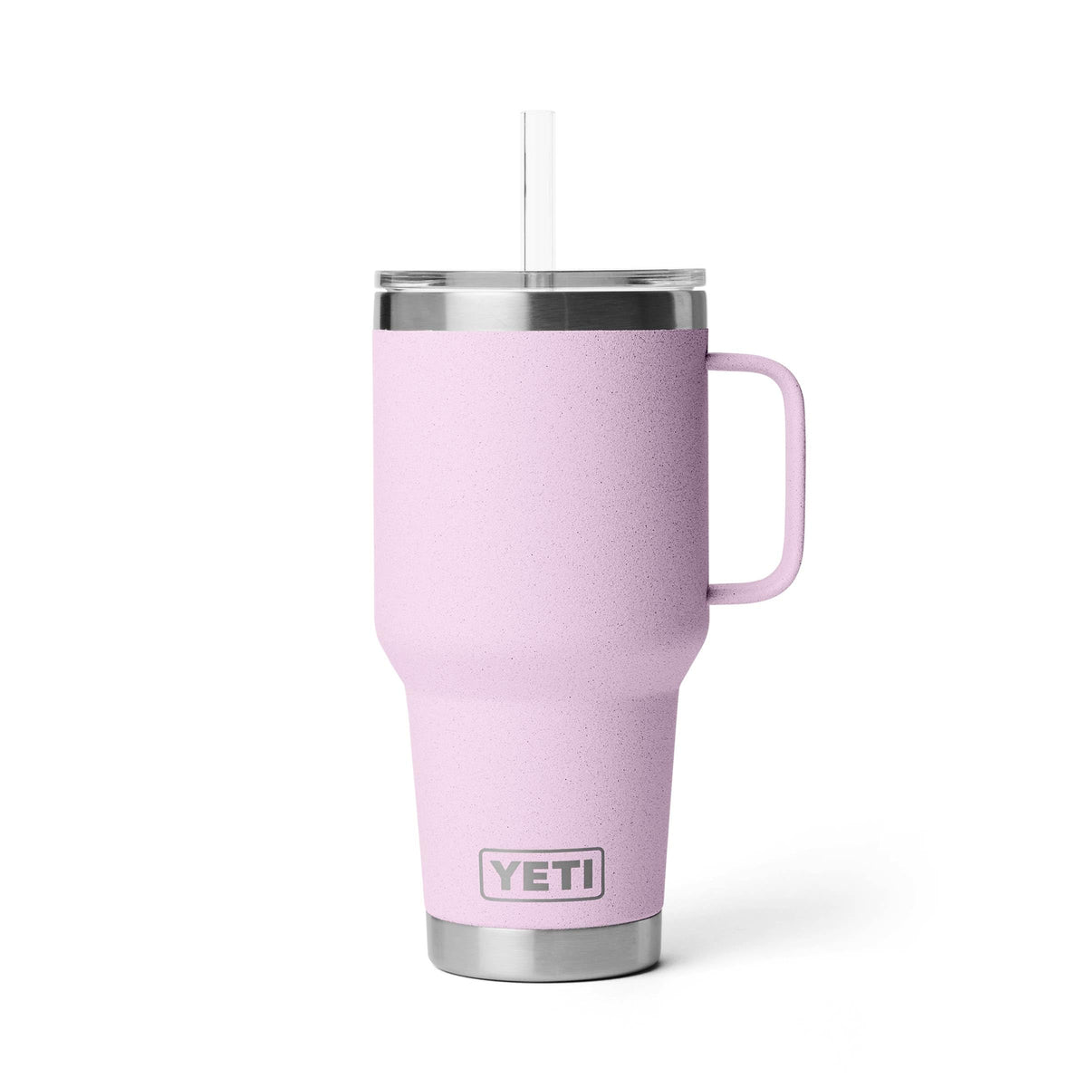YETI Rambler 42 oz Tumbler with Handle and Straw Lid, Travel Mug Water Tumbler, Vacuum Insulated Cup with Handle, Stainless Steel, Seafoam