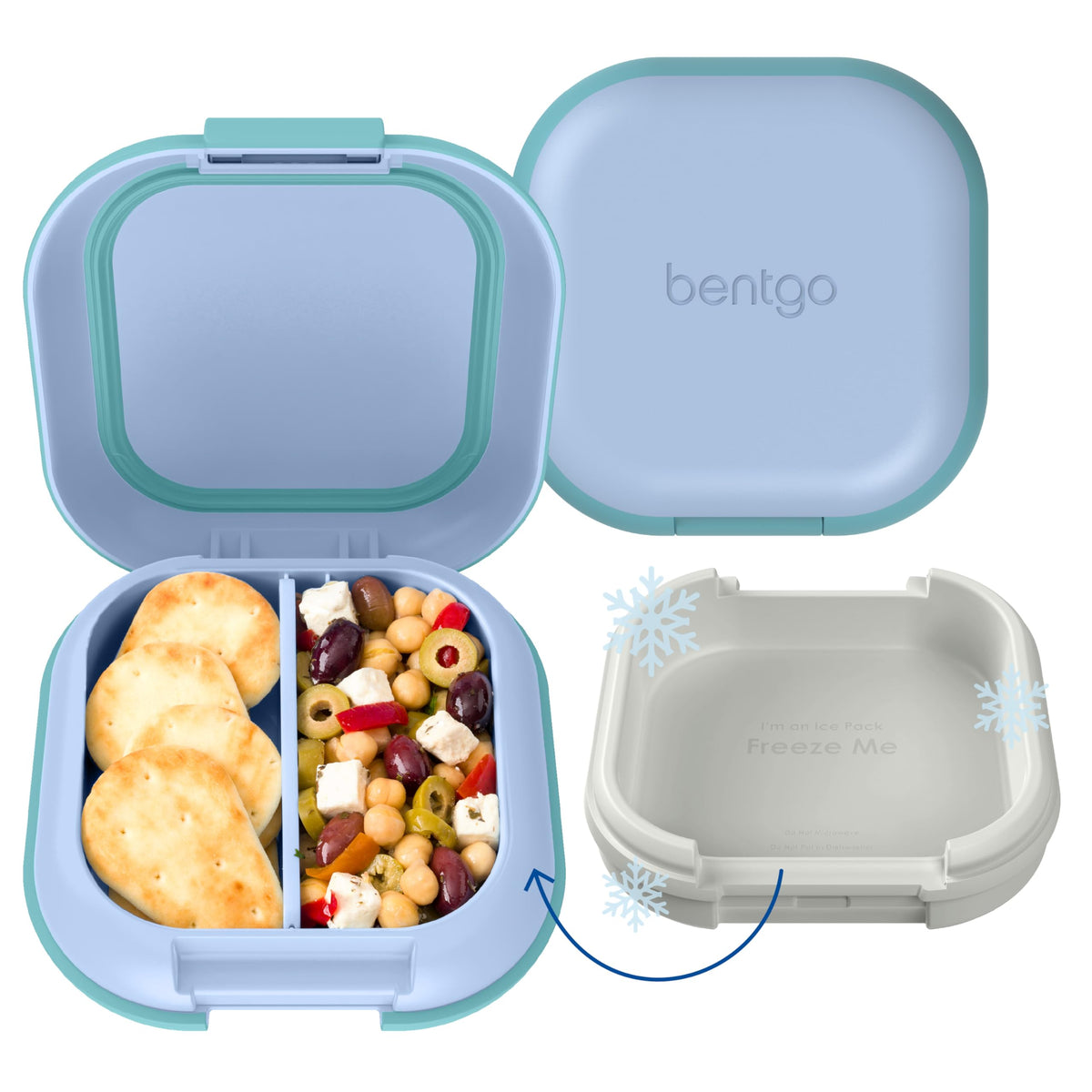 Bentgo Chill Mini Leak-Proof 3 or 4 Compartment Lunch Box