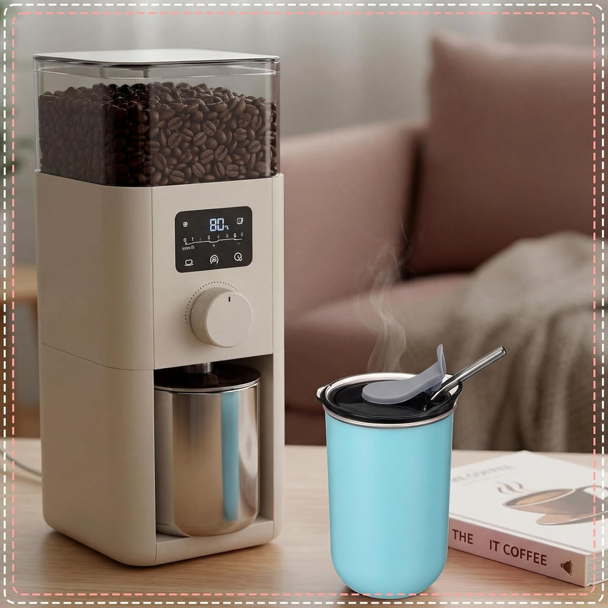 Remerry 4 Pack 10 oz Stainless Steel Wine Tumbler with Lids Double Wall Vacuum Insulated Travel Mugs Includes 4 Straws and 4 Straw Brushes for Hot Cold Drinks Tea Coffee Cocktails (4 Colors)