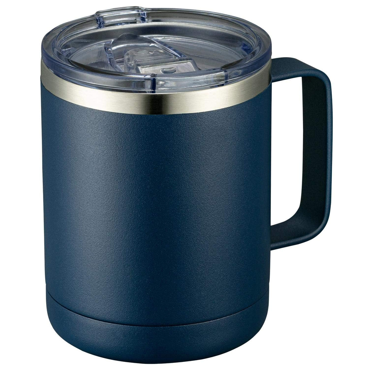 MEWAY 12oz Coffee Mug With Handle and Sliding Lid,Stainless Steel Travel Tumbler Cup with Handle,Double Wall Vacuum Insulated Camping Cup for Hot & Cold Drinks Tea (Lilac,Set of 1)