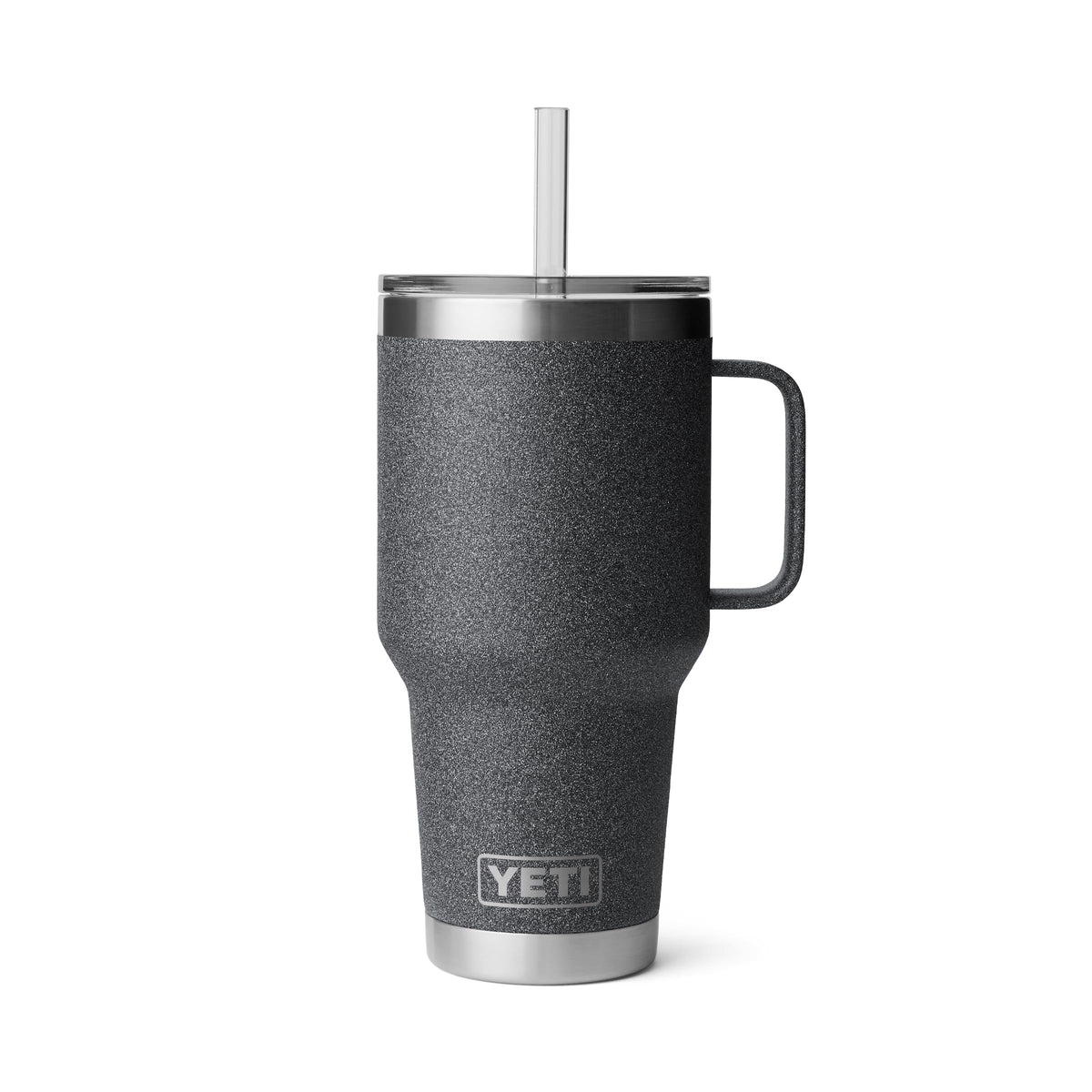 YETI Rambler 42 oz Tumbler with Handle and Straw Lid, Travel Mug Water Tumbler, Vacuum Insulated Cup with Handle, Stainless Steel, Seafoam