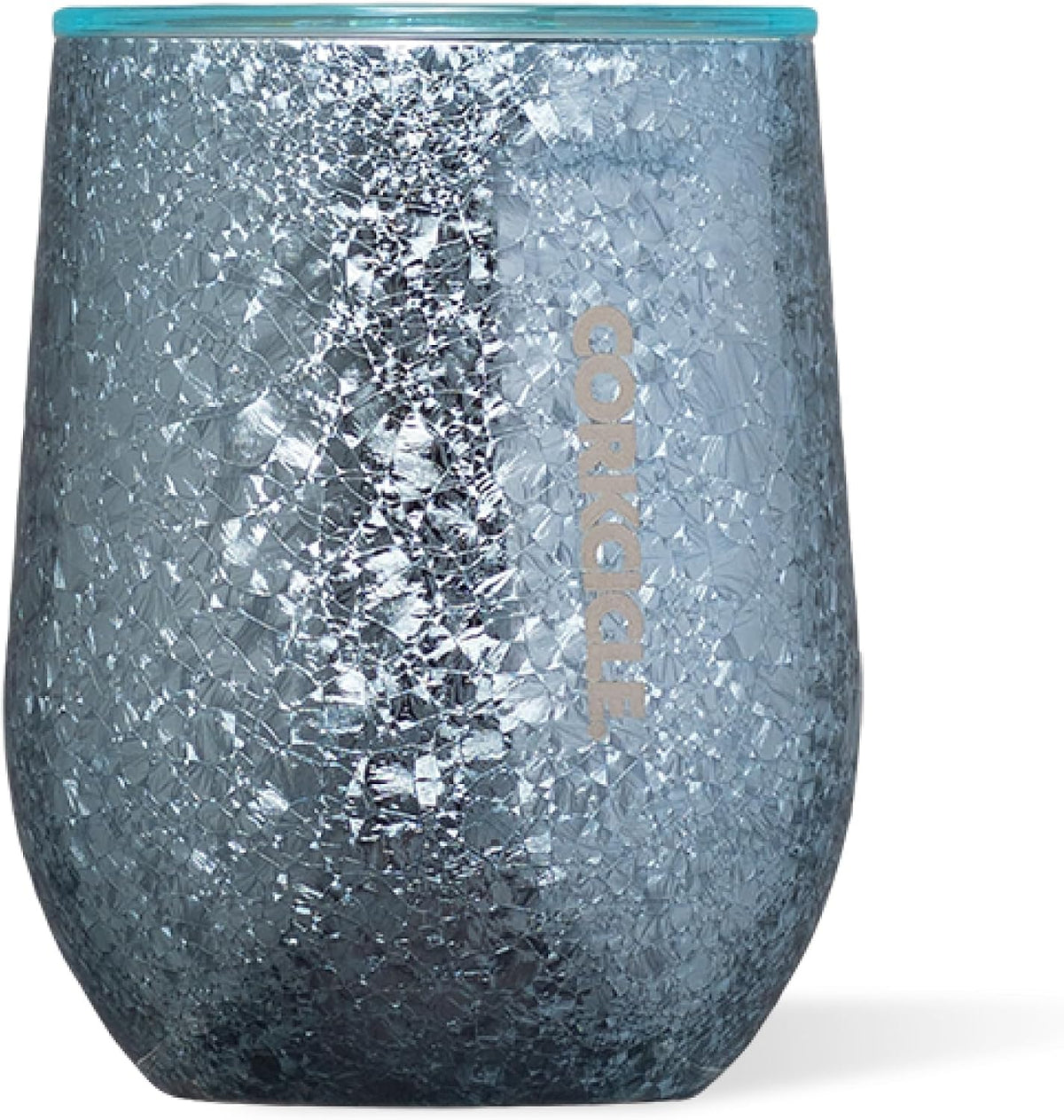 Corkcicle Stemless Wine Tumbler with Lid, 12oz, Gloss White