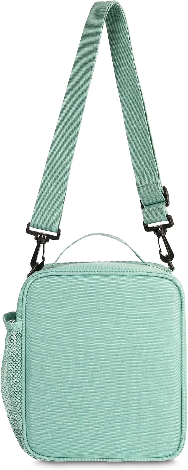 PackIt Freezable Crossbody Lunch Box, Sage