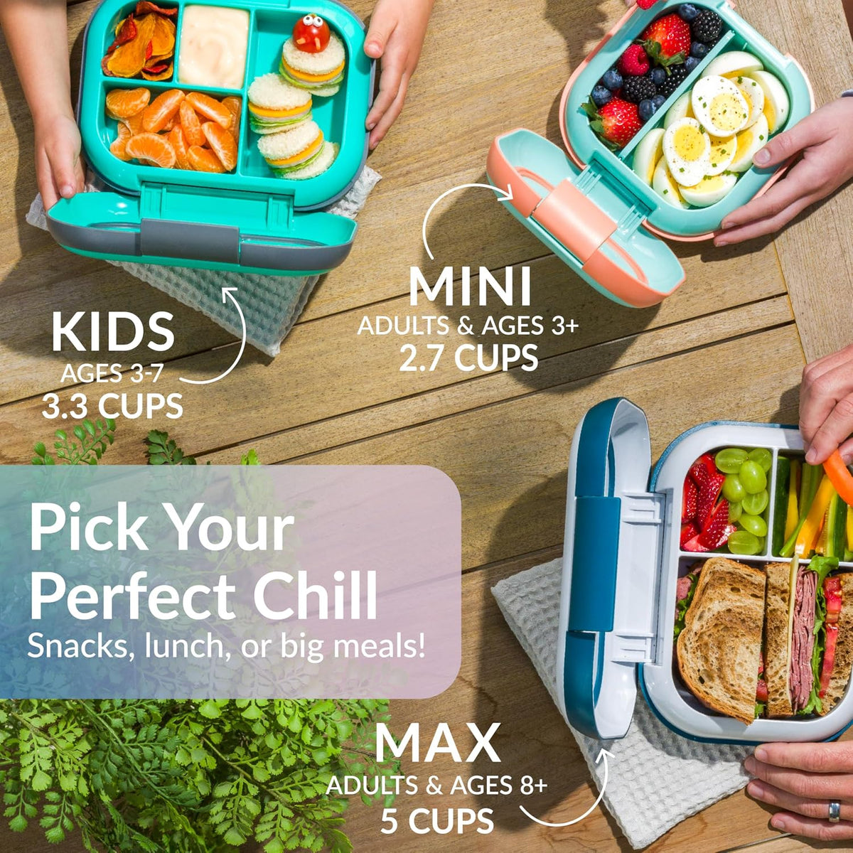 Bentgo Chill Mini Leak-Proof 3 or 4 Compartment Lunch Box